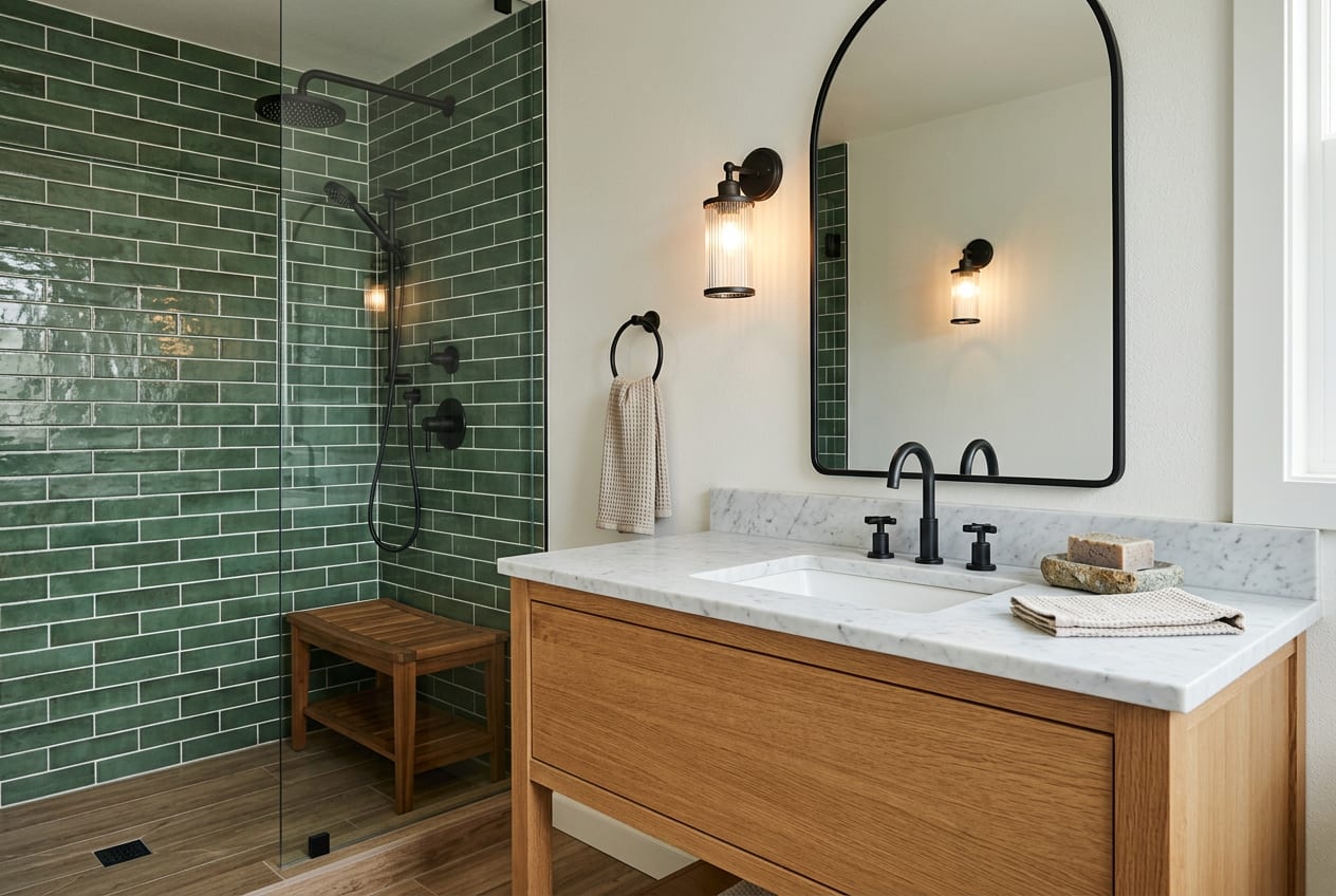 Montes Bathroom Remodeling Inc, bathroom remodeling in Seattle, completed project 3
